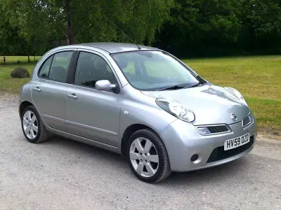 Used Nissan Micra Tekna 2009 Silver Hatchback