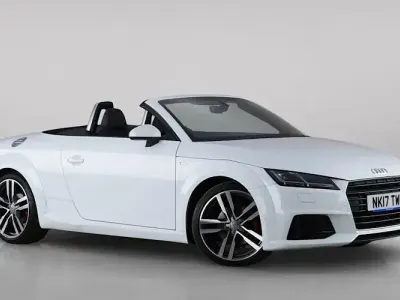Used Audi TT Roadster S-Line 184 HP (135 kW) 2017 White Cabriolet