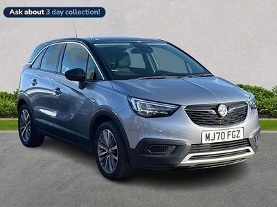 Used Vauxhall Crossland X SRi 83 HP (61 kW) 2020 Grey SUV