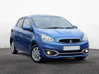 Used Mitsubishi Mirage 2019 Blue Hatchback