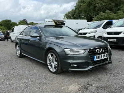 Used Audi A4 S-Line 150 HP (110 kW) 2014 Grey Sedan