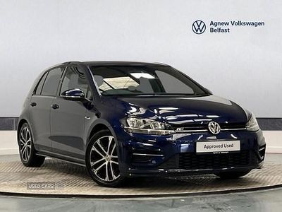 Used VW Golf VII R-line 150 HP (110 kW) 2018 Blue Hatchback