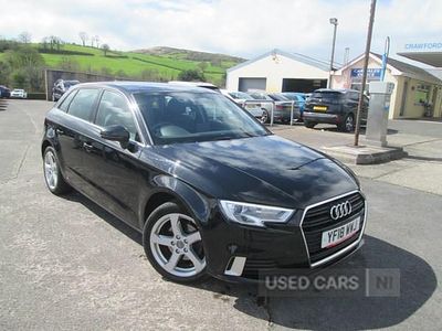 Begagnad Audi A3 Sport 116 HK (85 kW) 2018 Svart Sedan