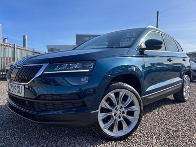 Used Skoda Karoq SE L 150 HP (110 kW) 2021 Blue SUV