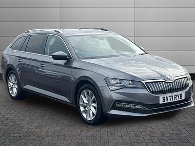 Grey Used 2021 Skoda Superb SE Technology Estate | £18,485 (Fair price)