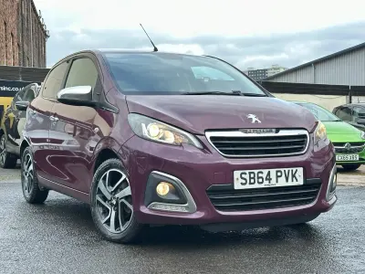 Used Peugeot 108 82 HP (60 kW) 2014 Purple Hatchback
