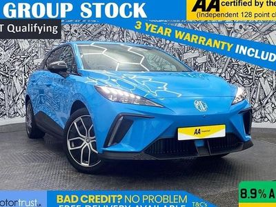 Begagnad MG MG4 EV Trophy 319 kW (435 HK) 2023 Blå Halvkombi