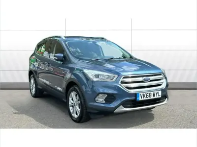 Used Ford Kuga Titanium 150 HP (110 kW) 2018 Blue SUV