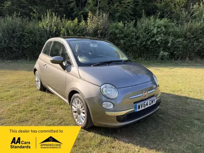 Used Fiat 500 Lounge 69 HP (50 kW) 2014 Grey Hatchback