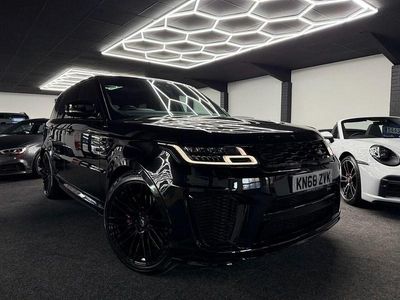 Black Used 2018 Land Rover Range Rover Sport SVR SUV | £45,995 (Expensive)