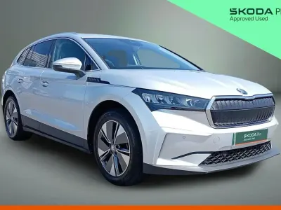Used Skoda Enyaq iV ecoSuite 150 kW (204 HP) 2023 Brilliant silver metallic SUV