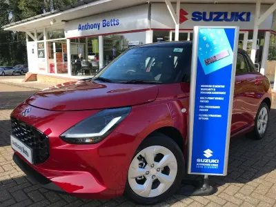 New Suzuki Swift 82 HP (60 kW) 2026 Red Hatchback