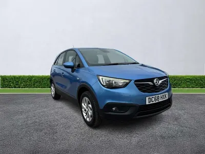 Used Vauxhall Crossland X S 110 HP (80 kW) 2019 Blue SUV
