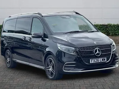 Used Mercedes V300 AMG line 2026 Black MPV