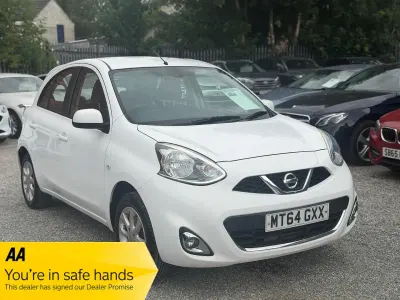 Used Nissan Micra Acenta 2014 White Hatchback