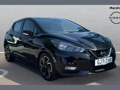Used Nissan Micra Acenta 92 HP (67 kW) 2021 Black Hatchback
