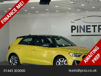 Used Audi A1 Sportback Competition 200 HP (147 kW) 2019 Yellow Hatchback