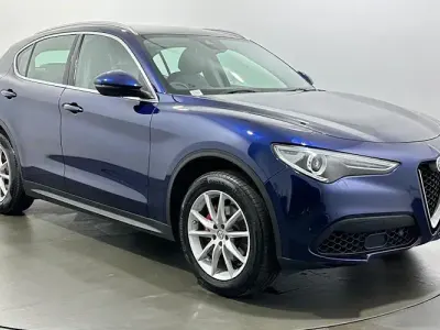 Used Alfa Romeo Stelvio Edizione Speciale 280 HP (205 kW) 2018 Blue SUV