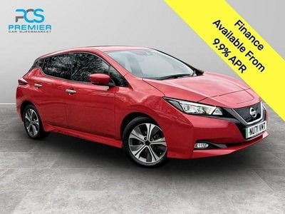 Red Used 2021 Nissan Leaf Tekna Hatchback | £9,295 (Fair price)