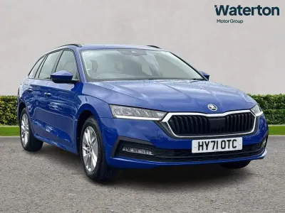 Begagnad Skoda Octavia SE 110 HK (80 kW) 2021 Blå Kombi