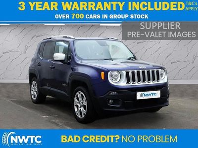 Blue Used 2016 Jeep Renegade Limited SUV | £10,295 (Fair price)