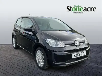Used VW up! move up! 58 HP (42 kW) 2018 Black Hatchback