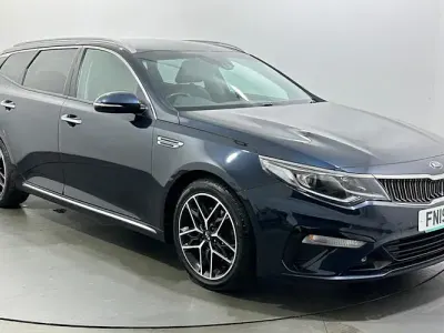 Second-hand Kia Optima 136 CP (100 kW) 2019 Albastru Break