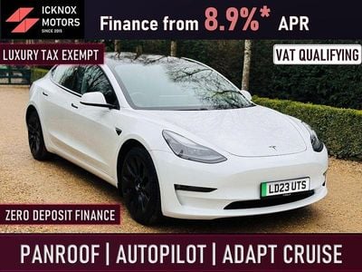 Used Tesla Model 3 Long Range AWD 366 kW (498 HP) 2023 White Sedan