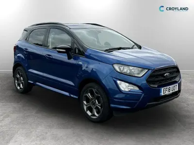Used Ford Ecosport ST-Line 125 HP (91 kW) 2018 Blue SUV
