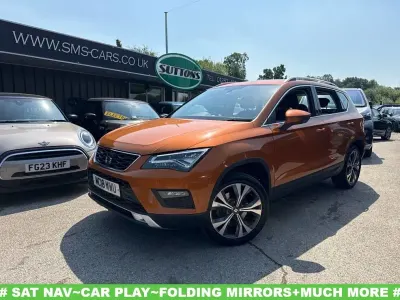 Used Seat Ateca Ecomotive 115 HP (84 kW) 2018 Orange SUV