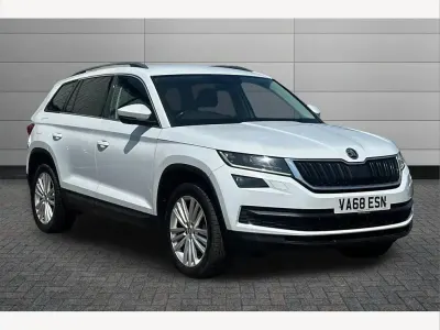 Used Skoda Kodiaq SE L 148 HP (108 kW) 2019 Moon white SUV