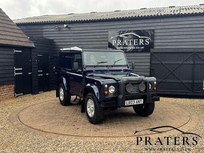 Used Land Rover Defender 120 HP (88 kW) 2003 Blue SUV