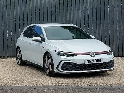 Used VW Golf VIII GTI 245 HP (180 kW) 2021 White Hatchback