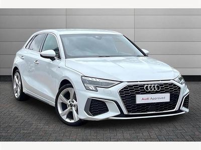 Used Audi A3 S-Line 150 HP (110 kW) 2023 White Sedan