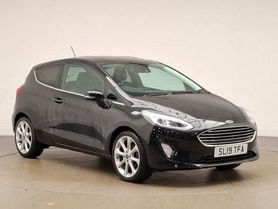 Usado Ford Fiesta Titanium 100 HP (73 kW) 2019 Preto Citadino