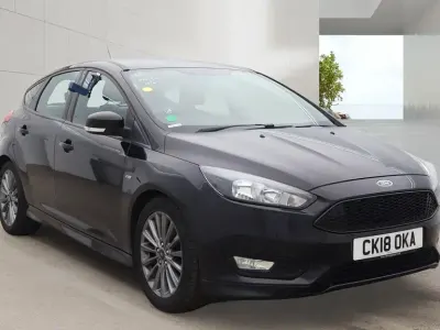 Used Ford Focus ST-Line 2018 Black Hatchback