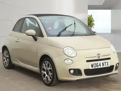 Used Fiat 500C S 69 HP (50 kW) 2015 Brown Cabriolet