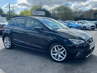 Used Seat Ibiza FR 95 HP (69 kW) 2021 Black Hatchback
