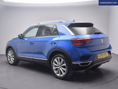 Used VW T-Roc SEL 190 HP (139 kW) 2019 Blue SUV