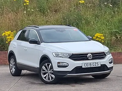 Used VW T-Roc Design 115 HP (84 kW) 2019 White SUV
