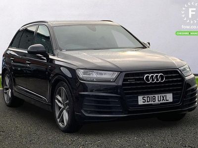 Black Used 2018 Audi Q7 Black Edition SUV | £27,599 (Fair price)