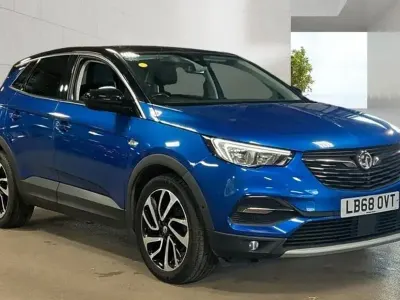 Used Vauxhall Grandland X Elite 130 HP (95 kW) 2019 Blue SUV