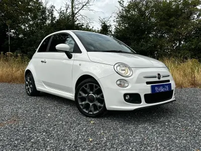 Used Fiat 500 S 69 HP (50 kW) 2015 White Hatchback