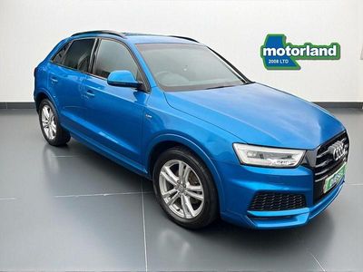 Blue Used 2017 Audi Q3 S-Line SUV | £13,999 (A bit pricey)