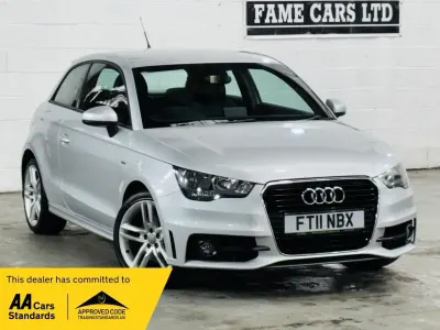 Usado Audi A1 S-Line 2011 Plateado Utilitario