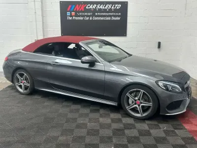 Usado Mercedes C250 AMG Line Premium Plus 2018 Cinzento Cabrios