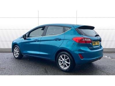 Used Ford Fiesta Zetec 85 HP (62 kW) 2018 Blue Hatchback
