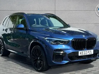 Used BMW X5 M Sport 282 HP (207 kW) 2022 Blue SUV