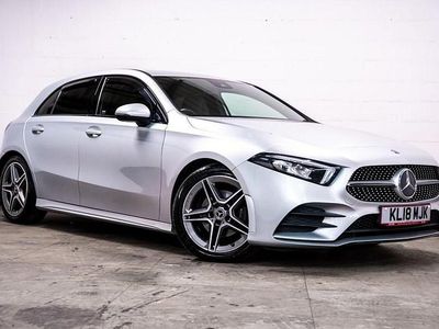Used Mercedes A180 AMG line 116 HP (85 kW) 2018 Silver Hatchback