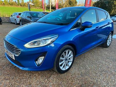 Used Ford Fiesta Titanium 100 HP (73 kW) 2019 Blue Hatchback